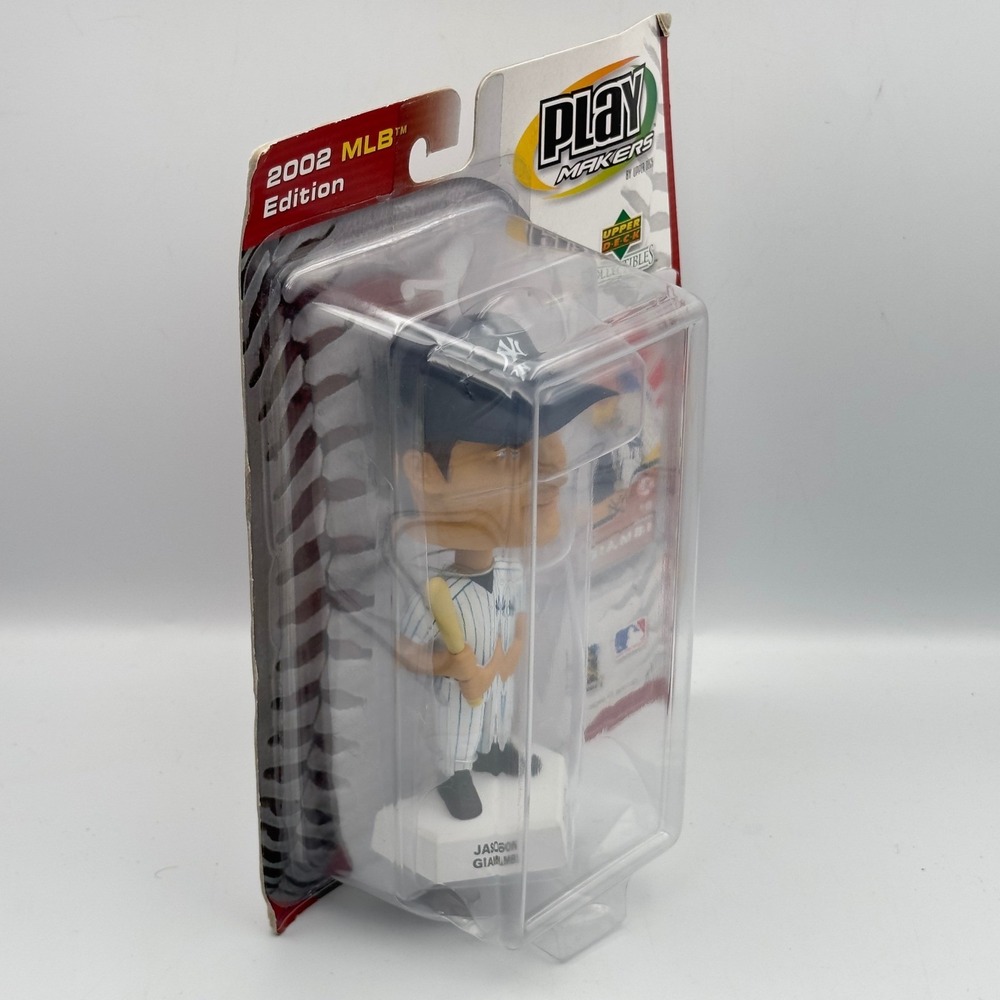 Upper Deck 2002 PlayMakers Jason Giambi New York Yankees Bobblehead‎ Card Sealed - Picture 6 of 8